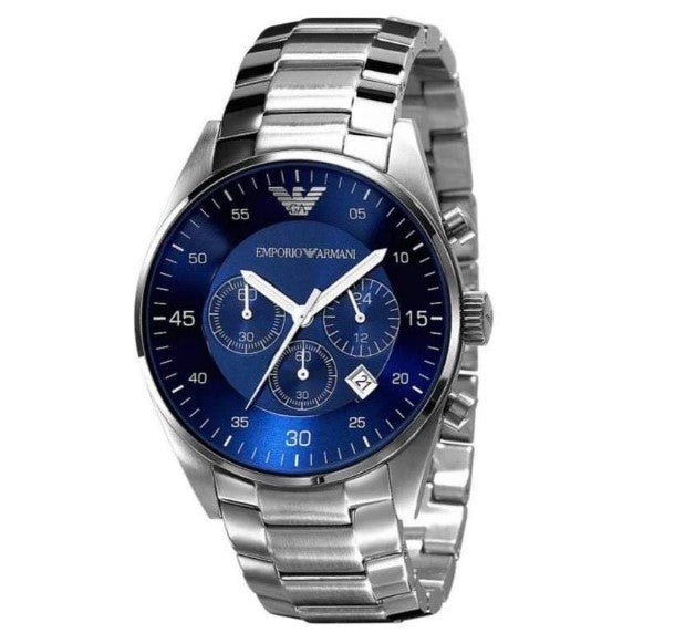 Emporio Armani Men's Silver Watch - AR5860
